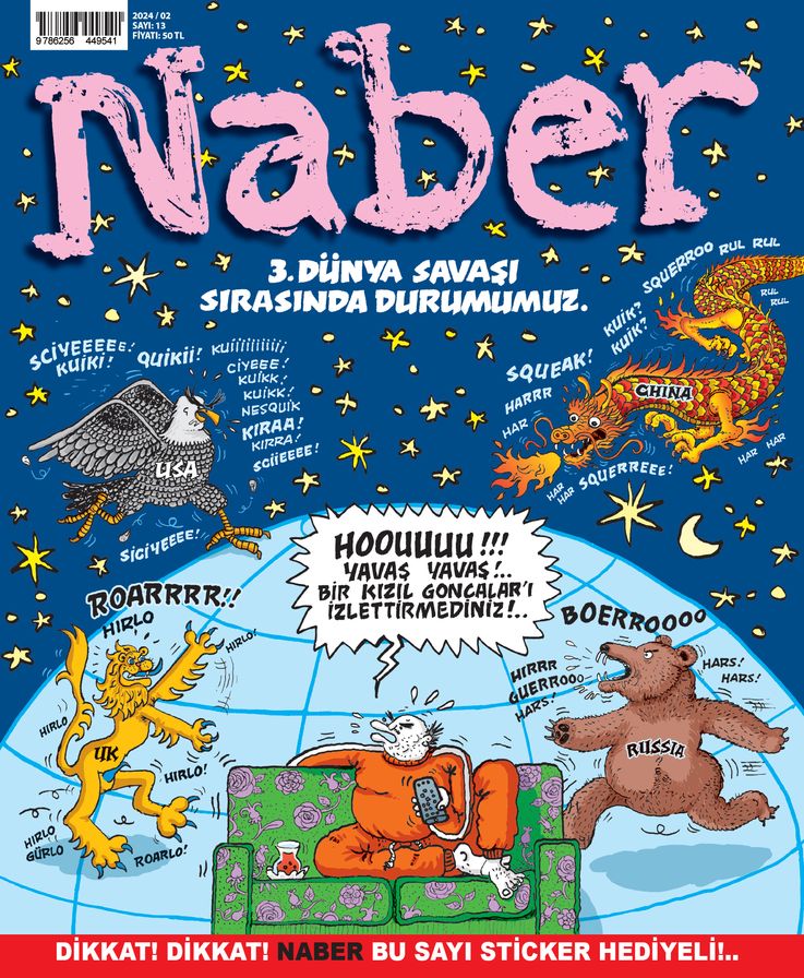 Naber Sayı 13 | Komikşeyler - Süreli Yayınlar | Umut Sarıkaya |  |  |  |  | 9786256449541