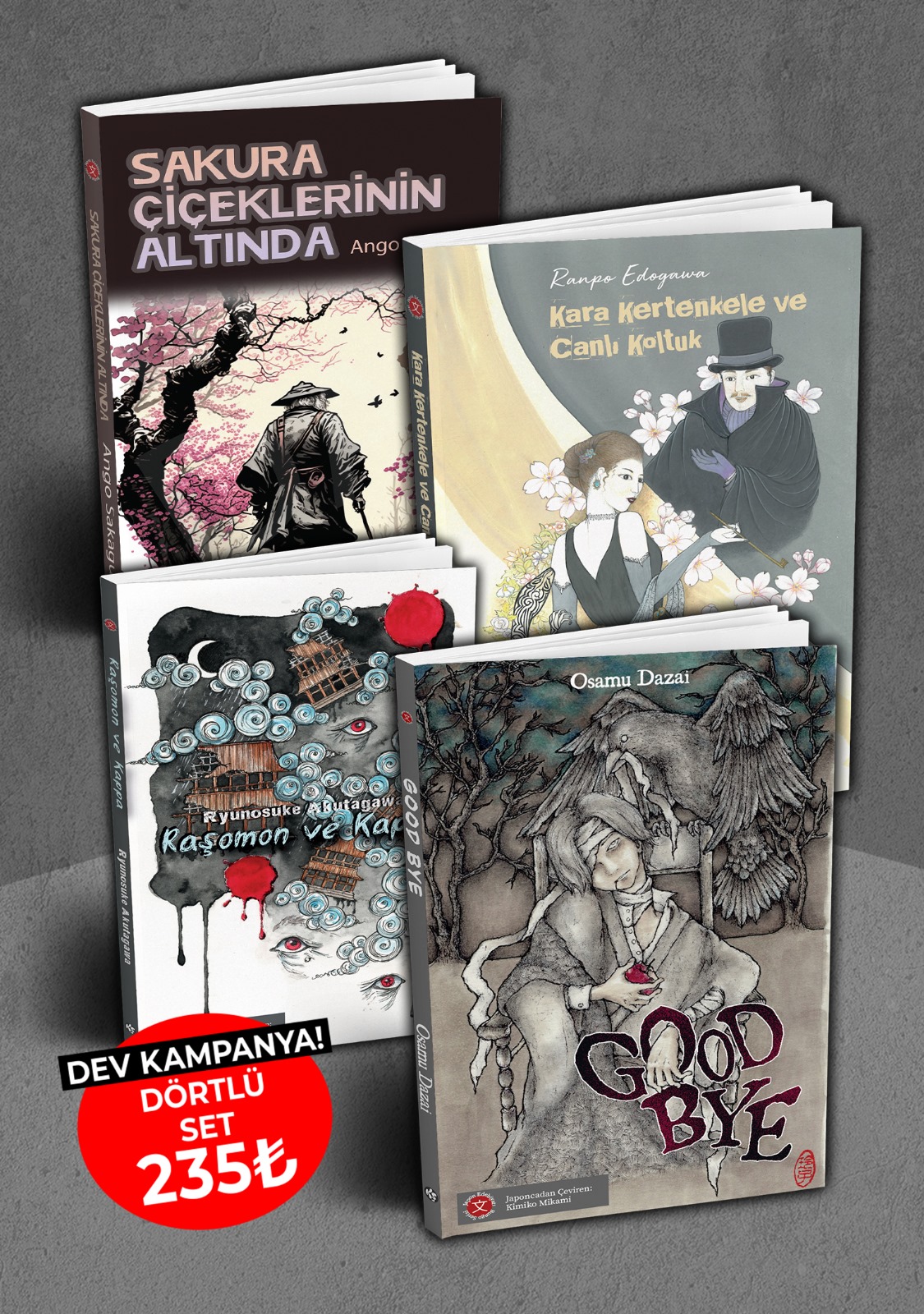 Japon Edebiyatı - Bungo Serisi 4'lü set