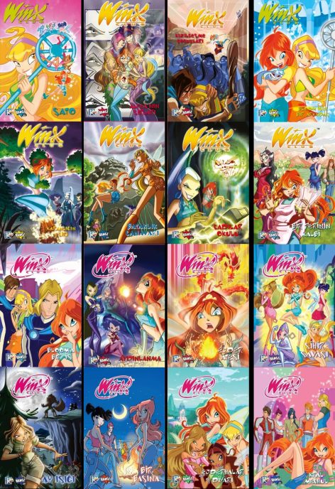Alternative view of Winx Club 1-16 set (maske, poster, ayraç hediyeli)