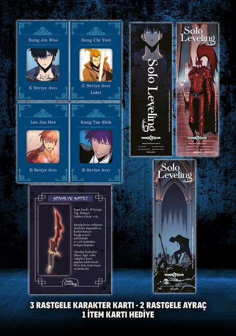 Alternative view of Solo Leveling Webtoon Cilt 3 SET (Ana Kapak + Varyant Kapak) (2 Kitap)