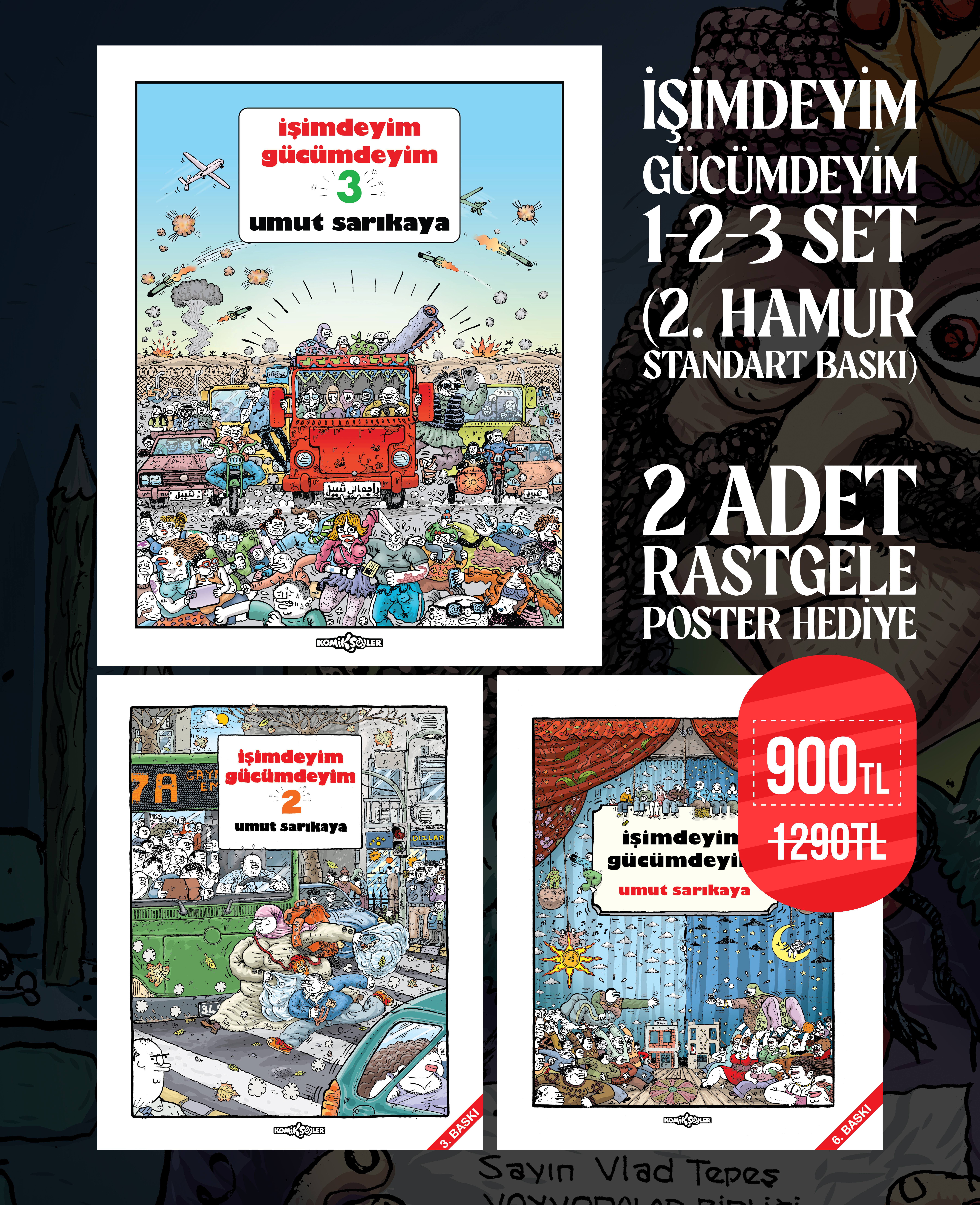 İşimdeyim Gücümdeyim 1-2-3 SET (2. Hamur Standart Baskı)