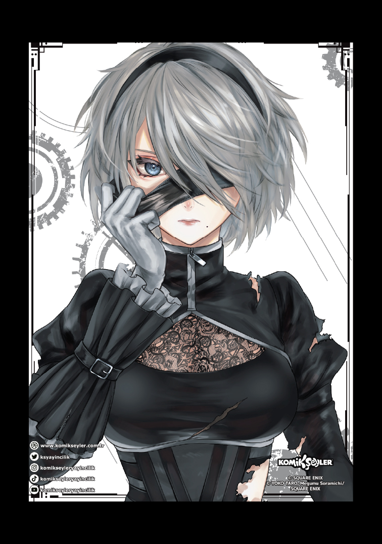 Alternative view of NieR: Automata Set (1-4) Poster Hediyeli