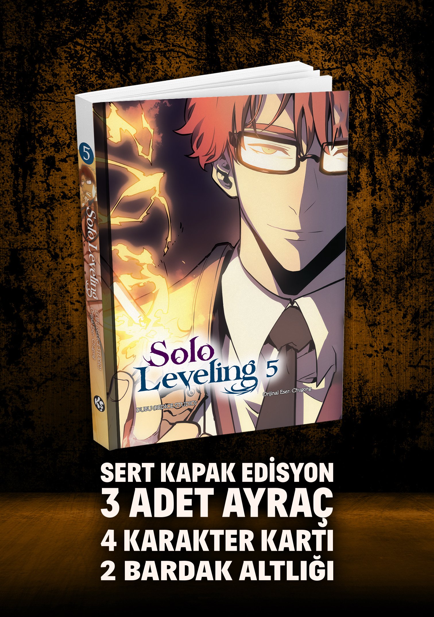 Solo Leveling Webtoon Cilt 5 (Limitli Sert Kapak)