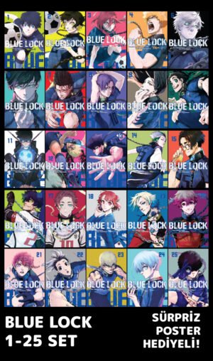 Blue Lock Set (1-25) Sürpriz Poster Hediyeli