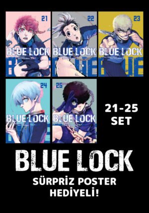 Blue Lock Set (21-25) Sürpriz Poster Hediyeli