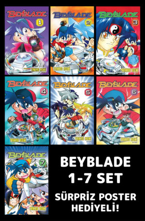 Beyblade Set (1-7 Poster Hediyeli)