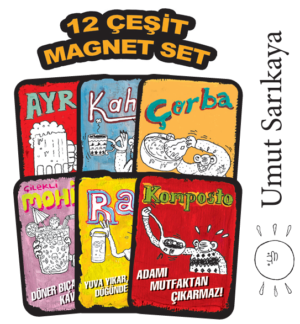 Umut Sarıkaya 12'li Magnet Set